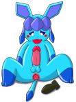blue_eyes creatures_(company) eeveelution erection furry game_freak gen_4_pokemon glaceon glacia_(pokemon) ice_type_pokemon light_blue_fur male nintendo pokemon pokemon_(anime) pokemon_(creature) pokemon_(game) pokemon_(species) tail