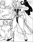 anal badass big_ass big_breasts big_penis bosoms breasts cum curvy english_text grin lipstick loki_(marvel) love marvel monochrome muscle nipples outdoor_sex penis penis_in_anus pervert pussy scared scream sex sexy_body sexy_legs speech_bubble teeth testicles text thor_(series) tongue valkyrie valkyrie_(marvel) wolverino