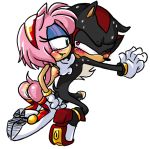  amy_rose blushing fingering_ass flat_chest furry penis sega shadow_the_hedgehog shoes_only small_breasts sonic_(series) sonic_team 
