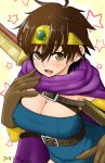  1girl dragon_quest huge_breasts roto 