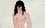 1boy aizawa_shouta eraserhead_(my_hero_academia) male male_only my_hero_academia nude_male provocative shouta_aizawa solo_male