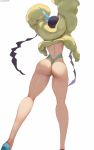  1girl ass cutesexyrobutts elesa elesa_(pokemon) female female_only nintendo pokemon pokemon_bw2 solo thong 