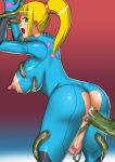 /\/\/\ absurdres ahegao anal ass blonde_hair blue_eyes breasts bukkake censored cum cum_in_pussy cum_inside cum_on_body cum_on_clothes cum_on_hair cyduster facial fellatio female_ejaculation from_behind futanari high_resolution highres huge_breasts insertion intersex japanese_text lactation large_breasts metroid nintendo object_insertion ponytail pussy restrained samus_aran tentacle tentacle_rape tentacles torn_bodysuit torn_clothes trembling urethral_insertion vaginal zero_suit