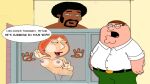 big_breasts cartoon_milf cheating cheating_wife dark-skinned_male dark_skin family_guy interracial jerome_washington lois_griffin peter_griffin red_hair topless_(female)