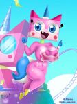 1girl anthro breasts breasts cum cum_on_breasts cum_on_pussy cute looking_at_viewer nipples princess superstarplasma thicc unikitty