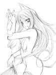  holo horo monochrome ribi sketch spice_and_wolf 