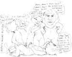  2004 2boys 2girls anthro asthexiancal brother_and_sister caught caught_in_the_act cum cum_on_stomach cumshot david_siegl father father_of_the_pride furry hunter incest kate larry mother orgasm sierra surprised 