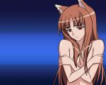  animal_ears holo horo spice_and_wolf vector vector_trace wallpaper wolf_ears 
