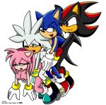  amy_rose bisexual breasts from_behind love_train sega shadow_the_hedgehog silver_the_hedgehog sonic sonic_team sonic_the_hedgehog 