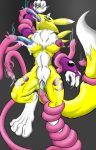  digimon erect_nipples furry highres oral renamon sex tentacle 