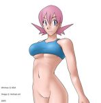  akane_(pokemon) ass bottomless breasts hairless_pussy huge_breasts pokemon pussy whitney 