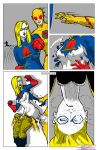  ass cum damage dc dc_comics evil_smile fellatio justice_society_of_america liberty_belle lipstick nipples oral rape reverse_flash ripped sex small_breasts testicles the_high_king zoom zoom_(dc) 