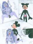 breasts comic crossover cum cum_in_pussy disney disney_channel green_eyes lipstick madam_mim mickey_mouse mouse naked_female nipples nude penis purple_hair shrekrulez the_sword_in_the_stone vaginal vaginal_penetration witch