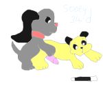 2boys amberfan anal dog sooty sooty_(series) sweep yaoi