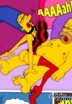  homer_simpson marge_simpson moderntoons tagme the_simpsons yellow_skin 