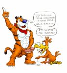 cereal cocoa_puffs fellatio frosted_flakes mascots sonny_the_cuckoo_bird tony_the_tiger yaoi