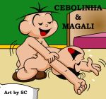 cebolinha_(tdm) magali_(tdm) nude turma_da_monica vaginal