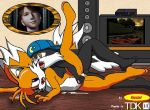crossover cum foxczer handjob klonoa male_only miles_&quot;tails&quot;_prower multiple_tails reach_around sega sonic_*(series) sonic_the_hedgehog_(series) tail tdk yaoi