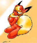  flareon furry89 nintendo pokemon 