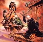 chained clyde_calwell dragonlance dungeons_and_dragons raistlin_(dragonlance) takhisis_(dragonlance)