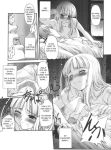  comic doujin kurama_(elfen_lied) manga mariko_(elfen_lied) monochrome tagme 