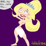 blonde_hair cartoon_network dialogue eris_(billy_&amp;_mandy) goddess hellstroem humor nude_female the_grim_adventures_of_billy_and_mandy tiara tooth_gap