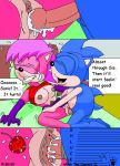 breasts brother_and_sister comic erect_nipples erection hairless_pussy incest kthanid nipples nude penis pussy pussy_juice sega sonia_the_hedgehog sonic sonic_the_hedgehog sonic_the_hedgehog_(series) sonic_underground spread_legs text vaginal