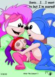 breasts brother_and_sister comic cum cum_on_penis cumdrip erect_nipples erection hairless_pussy incest kthanid nipples nude penis pussy sega sonia_the_hedgehog sonic sonic_the_hedgehog sonic_the_hedgehog_(series) sonic_underground spread_legs text
