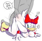  ass ass_grab blush breasts bugs_bunny daisy_duck disney doggystyle duck erect_nipples from_behind furry huge_breasts nightmare-doom nightmaredoom_(artist) nipples nude ribbon top-down_bottom-up vaginal 
