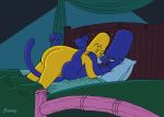  homer_simpson jimmy_(artist) marge_simpson marge_simpson_(cat_version) the_simpsons yellow_skin 