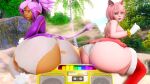 2022 2girls 3d amy_rose animated ass ass_bounce ass_focus ass_shake ass_to_ass big_ass blaze_the_cat boombox bouncing_ass bubble_ass bubble_butt butt_focus cat_ears cat_tail catgirl dark-skinned_female dark_skin detailed_background dress female female_only gold_boombox_(prevence) green_eyes highres huge_ass humanized legwear light-skinned_female light_skin music panties pink_hair pink_skin prevence purple_clothing purple_hair red_dress red_stockings ripped_clothing ripped_tights sega sexy sexy_ass sexy_body sexy_breasts smelly_ass sonic_(series) sonic_the_hedgehog_(series) sound sound_effects stockings tagme twerking video white_panties wide_hips