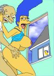  big_breasts marge_simpson montgomery_burns sbb the_simpsons 