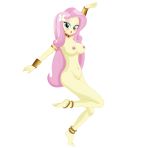  1girl blush breasts equestria_girls female female_only fluttershy fluttershy_(mlp) friendship_is_magic hairless_pussy long_hair looking_at_viewer my_little_pony nude open_mouth painted_nails solo standing standing_on_one_leg transparent_background 