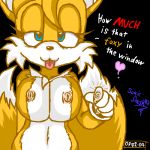  genderswap miles_&quot;tails&quot;_prower millie_tailsko multiple_tails rule_63 sega sonic sonic_the_hedgehog_(series) sonicdash tail text 