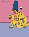  all_fours ass blush breasts doggy_position incest lisa_simpson marge_simpson mother_and_daughter nude pearls rough_sex squirting strap-on tears the_fear the_simpsons yellow_skin 
