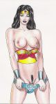  breasts dc edithemad nipples pussy pussy_hair wonder_woman 