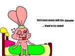 cartoon_network chowder_(series) looking_at_viewer panini pussy wet_pussy winking_at_viewer