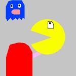  artist_request blinky_(pac-man) inky_(pac-man) ms_paint pac-man pac-man_(character) pac-man_(series) penis 
