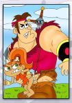 dave_(dave_the_barbarian) dave_the_barbarian fang_(dave_the_barbarian) lula_(dave_the_barbarian) tagme
