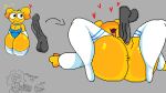  &lt;3 1boy 1boy1girl 1girl :3 anon anonymous big_ass big_penis breasts emoji grey_background jp20414(artist) jp20414(oc) katy_(jjoyplus) mask owo penis_in_pussy pixel_art sex thick thick_thighs thighs xd yellow_skin 