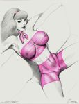  2002 daphne_blake julius_zimmerman_(artist) pink scooby-doo solo spandex zimmerman 