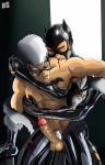  2boys batman_(series) black_cat catwoman crossover dc dc_comics erection felicia_hardy gay genderswap male male/male marvel marvel_comics penis rule_63 selina_kyle spider-man_(series) yaoi 