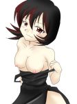  breasts eyebrows eyebrows_visible_through_hair kagari_(pokemon) nintendo nipples nude pokemon takappe team_magma topless 