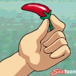 animated betty_boop betty_boop_(series) big_breasts food gif pepper sextoon vegetable