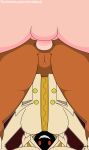  anal anal_penetration anal_sex animated artist_name blazblue cat_ears clitoris clothed clothing dark-skinned_female dark_skin gif high_res mrcbleck penis pussy red_eyes sharp_teeth smile taokaka testicle 