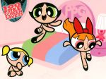 3_girls black_hair blonde_hair blossom_(ppg) blue_eyes bob_cut bubbles_(ppg) buttercup_(ppg) cartoon_network female_only green_eyes multiple_girls nude powerpuff_girls red_eyes red_hair siblings sisters tied_hair twin_tails