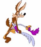  anal animated gif male_only road_runner roadrunner warner_brothers wile_e._coyote yaoi 