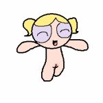 aged_up blonde_hair blue_eyes bubbles_(ppg) cartoon_network nude_female powerpuff_girls twintails