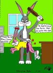  ass babs_bunny bugs_bunny kthanid kthanid_(artist) tiny_toon_adventures warner_brothers 