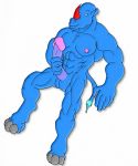 anthro blue_rhino_(company) mascots muscular_male penis ramsey276